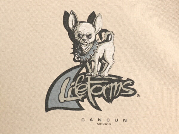 90s ドッグ キャラクター イラスト 両面 プリント Tシャツ メンズ L 程/ 古着 オールド アニマル グラフィック ヘビーウェイト カットソー