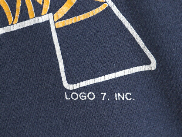 80s ブレーブス プリント 半袖 Tシャツ メンズ M ヴィンテージ MLB 大リーグ メジャーリーグ イラスト カットソー シングルステッチ ロゴ7