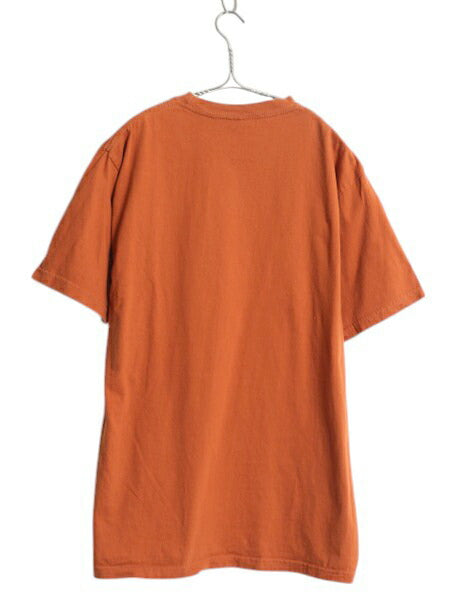 00s ジョーク メッセージ プリント Tシャツ メンズ L 00年代 オールド イラスト グラフィック アート ヘビーウェイト カットソー レンガ色