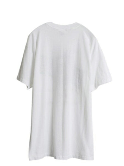 90s USA製 ワーナー ルーニー テューンズ キャラクター プリント 半袖 Tシャツ メンズ XL / オールド イラスト バレー シングルステッチ 白