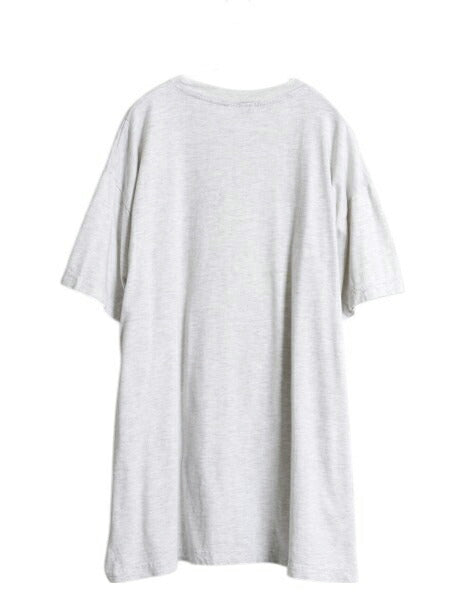 90s ガーフィールド プリント 半袖 Tシャツ メンズ レディース XXL 程/ オールド キャラクター イラスト シングルステッチ 大きいサイズ 灰