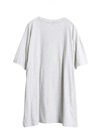 90s ガーフィールド プリント 半袖 Tシャツ メンズ レディース XXL 程/ オールド キャラクター イラスト シングルステッチ 大きいサイズ 灰