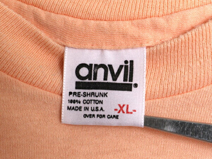90s USA製 フィッシュ アート イラスト プリント Tシャツ メンズ XL オールド シングルステッチ ヘビーウェイト 大きいサイズ 半袖Tシャツ