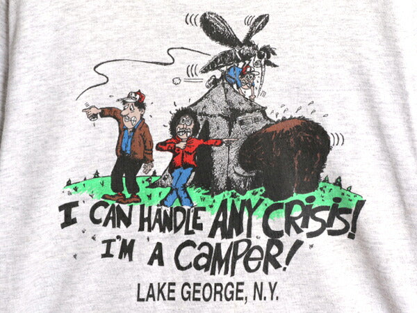 90s USA製 ジョーク イラスト プリント Tシャツ メンズ XL / 90年代 オールド プリントT アート キャラクター ヘビーウェイト 大きいサイズ