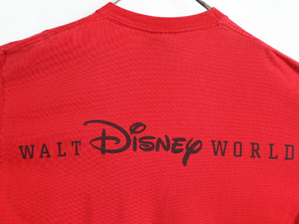 90s USA製 ミッキー イラスト 両面 プリント Tシャツ メンズ レディース L オールド ディズニー オフィシャル キャラクター ヘビーウェイト