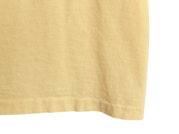 90s アート イラスト プリント Tシャツ メンズ XL 程 古着 オールド 大きいサイズ グラフィック シングルステッチ ヘビーウェイト イエロー