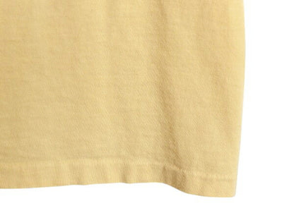 90s アート イラスト プリント Tシャツ メンズ XL 程 古着 オールド 大きいサイズ グラフィック シングルステッチ ヘビーウェイト イエロー