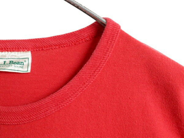 80s エルエルビーン 無地 半袖 Tシャツ メンズ レディース M ヴィンテージ ヘビーウェイト コットン シングルステッチ ブランク カットソー
