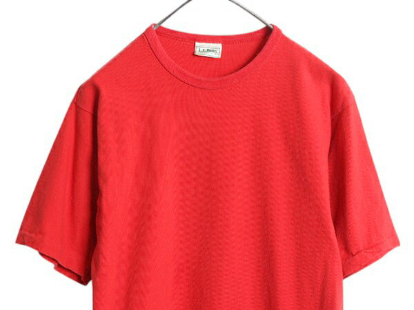 80s エルエルビーン 無地 半袖 Tシャツ メンズ レディース M ヴィンテージ ヘビーウェイト コットン シングルステッチ ブランク カットソー