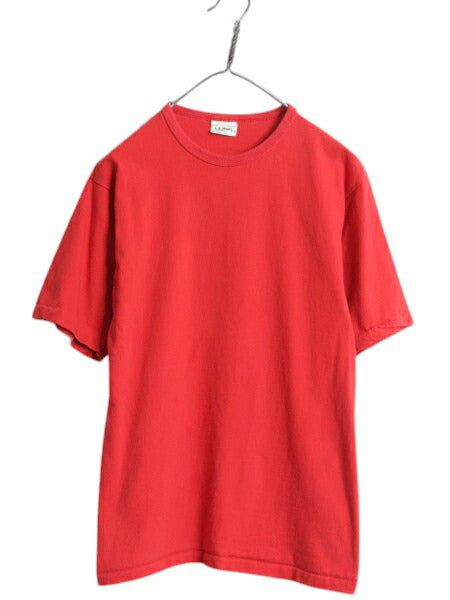 80s エルエルビーン 無地 半袖 Tシャツ メンズ レディース M ヴィンテージ ヘビーウェイト コットン シングルステッチ ブランク カットソー