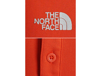 ■ ノースフェイス 半袖 ポロシャツ メンズ L 古着 The North Face アウトドア 半袖シャツ ストレッチ スムース 素材 ボックス シルエット