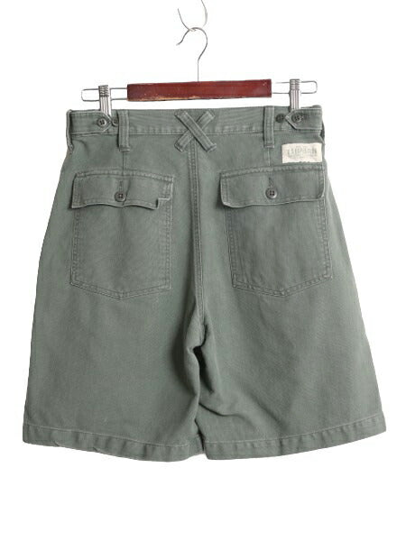 ギャップ ベイカー タイプ コットン ショート パンツ メンズ レディース 29 GAP ショーツ 短パン ハーフパンツ アーミー ミリタリー カーキ