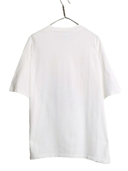 00s カレッジ アート イラスト プリント Tシャツ メンズ XL 00年代 オールド グラフィック 大きいサイズ ヘビーウェイト シングルステッチ