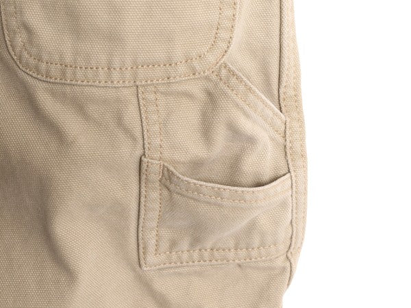 US企画 ディッキーズ ダック ショート パンツ レディース XS 程 / Dickies ワーク 短パン コットン キャンバス ショーツ ヘビーウェイト 茶