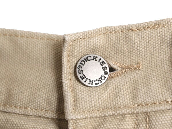 US企画 ディッキーズ ダック ショート パンツ レディース XS 程 / Dickies ワーク 短パン コットン キャンバス ショーツ ヘビーウェイト 茶