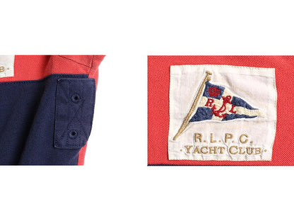 ■ ポロ ラルフローレン 鹿の子 半袖 ポロシャツ メンズ M / POLO 半袖シャツ ラガー シャツ タイプ ラグビー ボーダー カスタムフィット