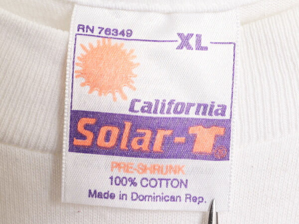 90s ジョーク メッセージ プリント 半袖 Tシャツ メンズ XL / 古着 90年代 オールド グラフィック 大きいサイズ シングルステッチ ホワイト