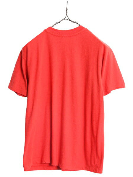 80s コカコーラ プリント 半袖 Tシャツ メンズ レディース S 程 / 古着 80年代 ヴィンテージ 企業 Coca Cola シングルステッチ ロゴ レッド