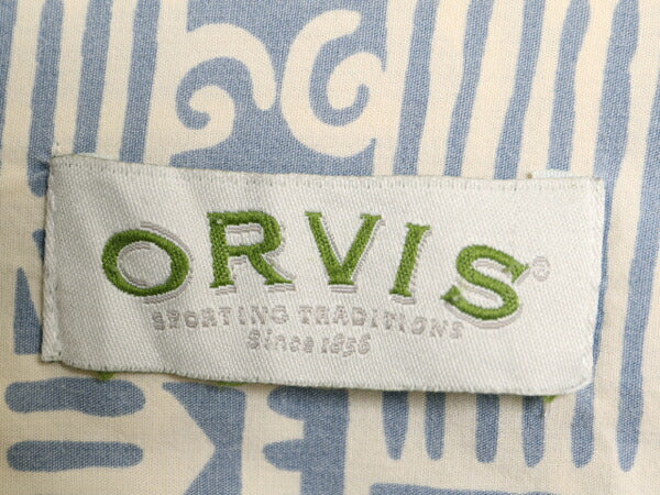 00s オービス 半袖 アロハ シャツ メンズ XXL 古着 00年代 オールド ORVIS アウトドア コットン 総柄 ハワイアン ネイティブ 大きいサイズ