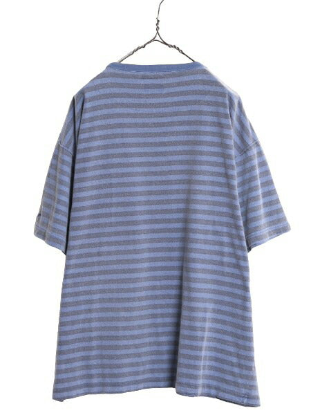 90s USA製 ドッカーズ リーバイス ポケット付き ボーダー Tシャツ メンズ XL 古着 90年代 オールド LEVIS DOCKERS ツートーン 大きいサイズ