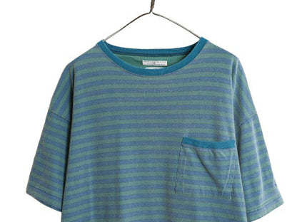 90s USA製 ドッカーズ リーバイス ポケット付き ボーダー Tシャツ メンズ XL 古着 90年代 オールド LEVIS DOCKERS 大きいサイズ ツートーン