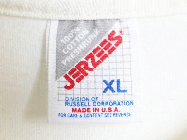 90s USA製 キャンプ グッズ イラスト プリント 半袖 Tシャツ メンズ XL 90年代 オールド アウトドア 大きいサイズ ヘビーウェイト 総柄