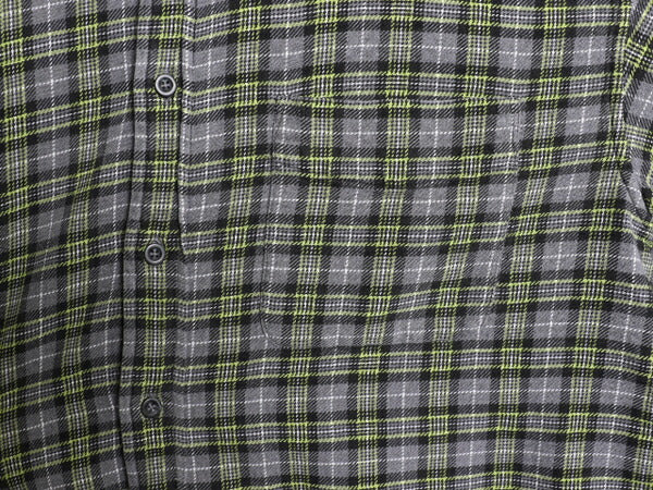 00s OLD GAP チェック ヘビー フランネル ボタンダウン シャツ メンズ XL 古着 オールド ギャップ 長袖シャツ コットン ネル マルチカラー