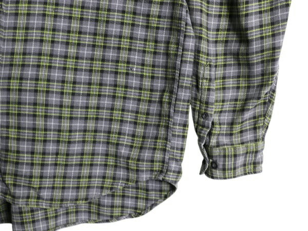 00s OLD GAP チェック ヘビー フランネル ボタンダウン シャツ メンズ XL 古着 オールド ギャップ 長袖シャツ コットン ネル マルチカラー