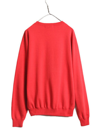 80s 90s OLD GAP SPORT 無地 スウェット メンズ レディース L / 古着 80年代 90年代 オールド ヴィンテージ ギャップ トレーナー 裏起毛 赤