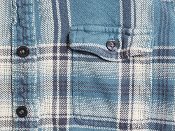 パタゴニア フィヨルド フランネル シャツ レディース S 程/ 15年製 Patagonia アウトドア オーガニック コットン 長袖シャツ マルチカラー