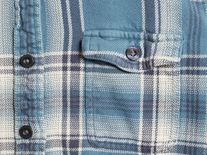 パタゴニア フィヨルド フランネル シャツ レディース S 程/ 15年製 Patagonia アウトドア オーガニック コットン 長袖シャツ マルチカラー