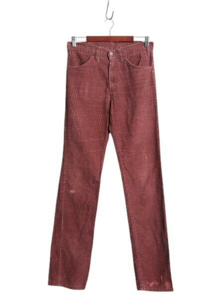 80s USA製 リーバイス 519 コーデュロイ パンツ メンズ 30 36 古着 ヴィンテージ アメリカ製 Levis スリム ストレート 細畝 コーズ 42TALON