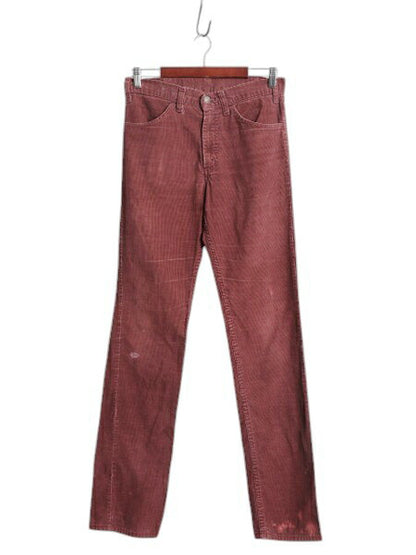 80s USA製 リーバイス 519 コーデュロイ パンツ メンズ 30 36 古着 ヴィンテージ アメリカ製 Levis スリム ストレート 細畝 コーズ 42TALON