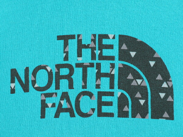 ノースフェイス プリント スウェット フード パーカー レディース XL 古着 The North Face アウトドア トレーナー プルオーバー 裏起毛 青