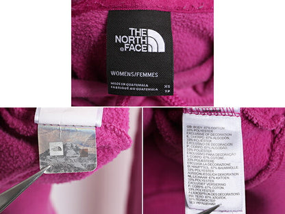 ノースフェイス プリント スウェット フード パーカー レディース XS / 古着 The North Face アウトドア トレーナー プルオーバー 裏起毛