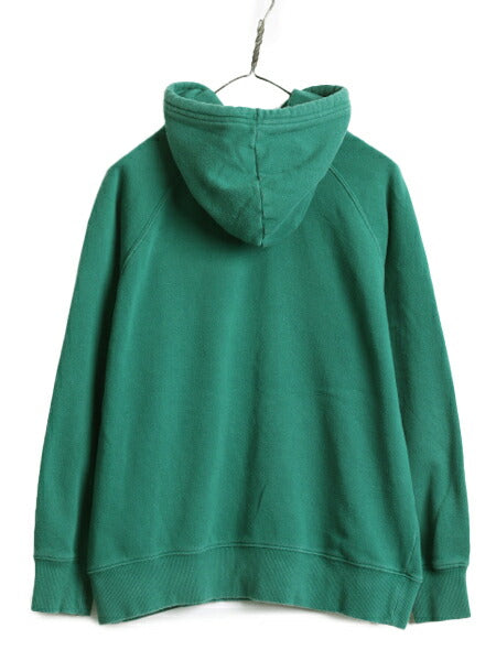 ノースフェイス プリント スウェット フード パーカー レディース M 古着 The North Face アウトドア トレーナー 裏起毛 プルオーバー 薄手