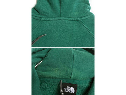 ノースフェイス プリント スウェット フード パーカー レディース M 古着 The North Face アウトドア トレーナー 裏起毛 プルオーバー 薄手