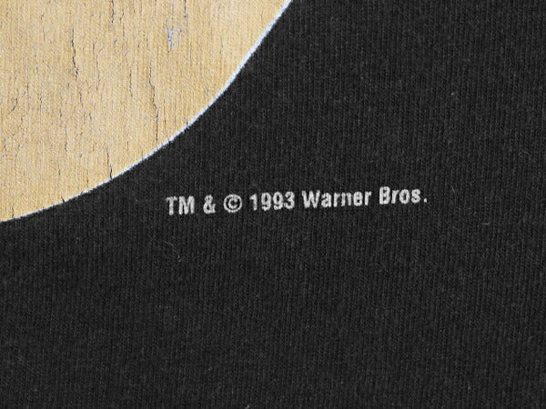 90s USA製 ワーナー タズマニアンデビル プリント フード付き 長袖 Tシャツ メンズ XL オールド キャラクター ロンT パーカー 大きいサイズ