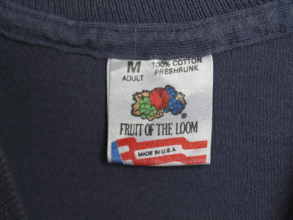 90s USA製 アート イラスト プリント Tシャツ メンズ M オールド アウトドア キャラクター シングルステッチ グラフィック ヘビーウェイト