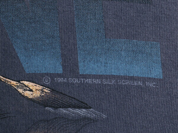 90s USA製 アート イラスト プリント Tシャツ メンズ M オールド アウトドア キャラクター シングルステッチ グラフィック ヘビーウェイト
