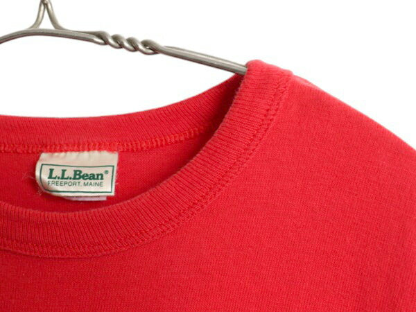80s USA製 エルエルビーン 無地 半袖 Tシャツ メンズ XL / ヴィンテージ ヘビーウェイト コットン シングルステッチ ブランク 大きいサイズ