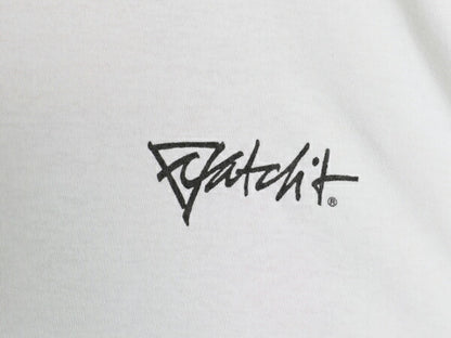 90s USA製 地球 アート メッセージ イラスト プリント Tシャツ メンズ XL オールド サーフ グラフィック シングルステッチ 大きいサイズ 白