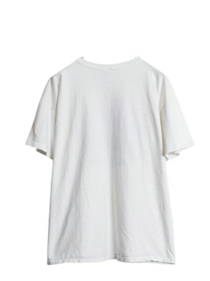 80s USA製 チャンピオン DNA サイエンス アート プリント Tシャツ メンズ XL 小さめ L ヴィンテージ イラスト グラフィック トリコタグ 白