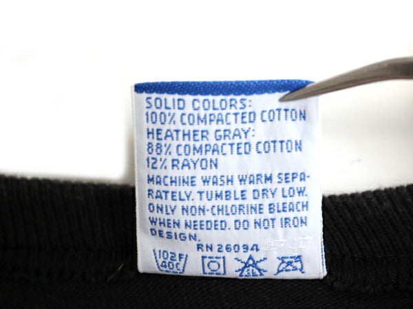 80s USA製 チャンピオン 2段 カレッジ プリント Tシャツ メンズ XL 古着 ヴィンテージ フットボール ヘビーウェイト 大きいサイズ ブラック