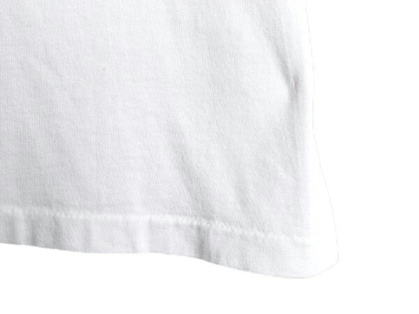 90s USA製 アニマル アート プリント Tシャツ メンズ L / オールド メッセージ イラスト グラフィック シングルステッチ ヘビーウェイト 白