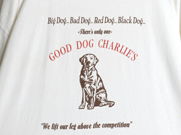 90s ドッグ アート イラスト プリント Tシャツ メンズ XL 程 オールド アニマル 犬 企業物 グラフィック 大きいサイズ ヘビーウェイト 白