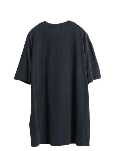 00s スマイル イラスト プリント Tシャツ メンズ XL 古着 オールド アート キャラクター ニコちゃん ヘビーウェイト ブラック 大きいサイズ