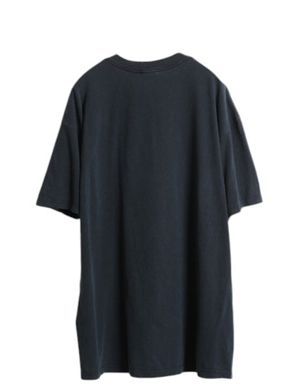 00s スマイル イラスト プリント Tシャツ メンズ XL 古着 オールド アート キャラクター ニコちゃん ヘビーウェイト ブラック 大きいサイズ