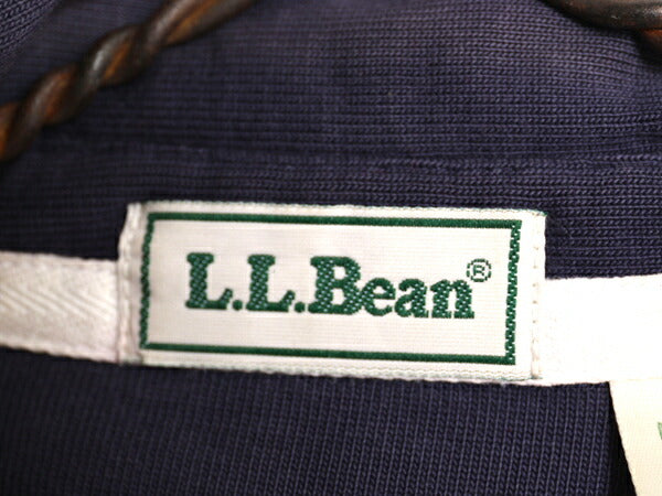 90s エルエルビーン 長袖 ラガー シャツ メンズ M / 90年代 オールド LLBEAN 長袖シャツ ラグビーシャツ ヘビーウェイト コットン ツートン