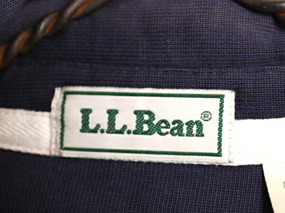 90s エルエルビーン 長袖 ラガー シャツ メンズ M / 90年代 オールド LLBEAN 長袖シャツ ラグビーシャツ ヘビーウェイト コットン ツートン